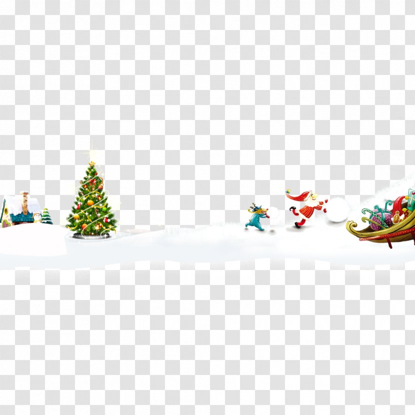 Christmas Gift - Pattern - Santa Claus Snowball Transparent PNG