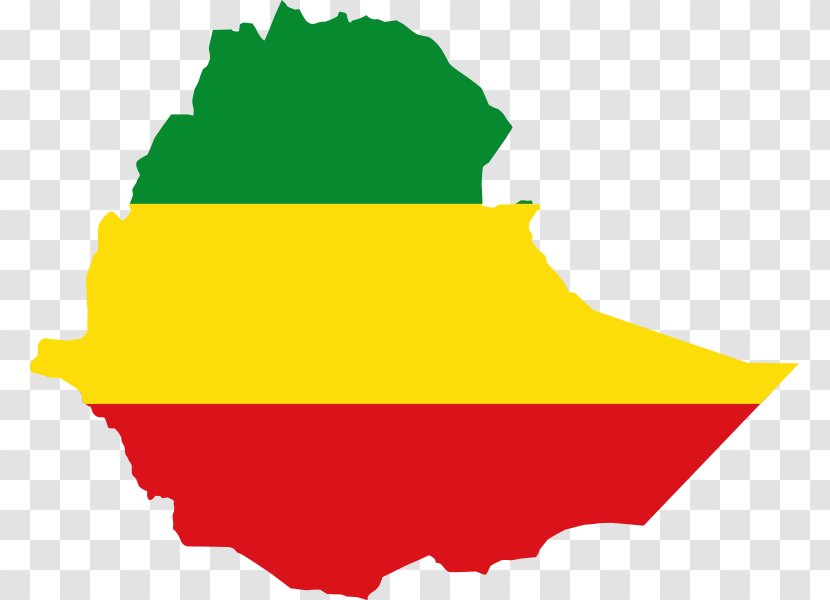 Flag Of Ethiopia Map Enkutash - Amharic Transparent PNG