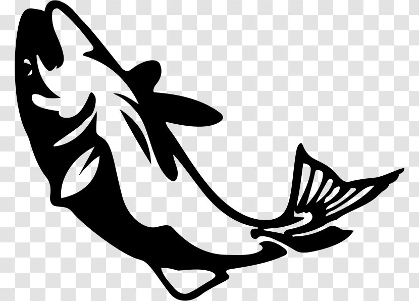 Silhouette Drawing Fish Clip Art Transparent PNG