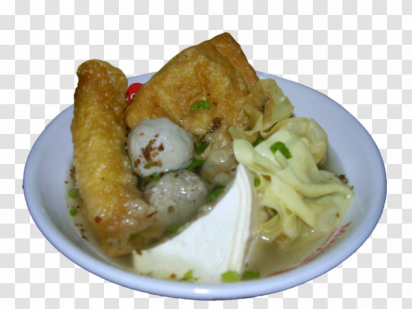 Beef Ball Fish Bakso Vegetarian Cuisine Gravy - Noodle Transparent PNG