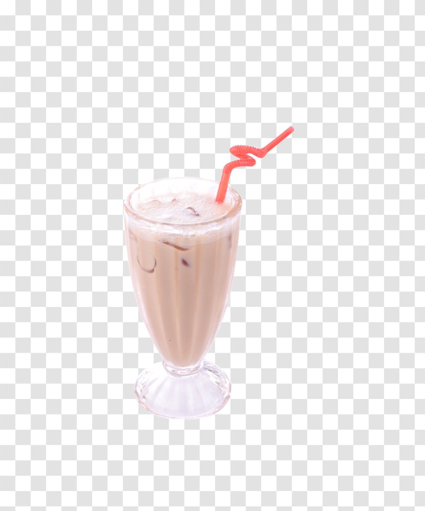 Ice Cream Milkshake Smoothie Hot Chocolate - Cr%c3%a8me Fra%c3%aeche - Strawberry Pudding Tea Transparent PNG