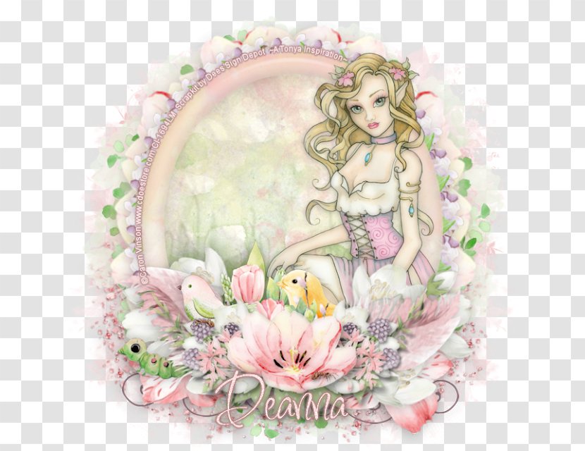 Floral Design Fairy Pink M - Sweet Memories Transparent PNG