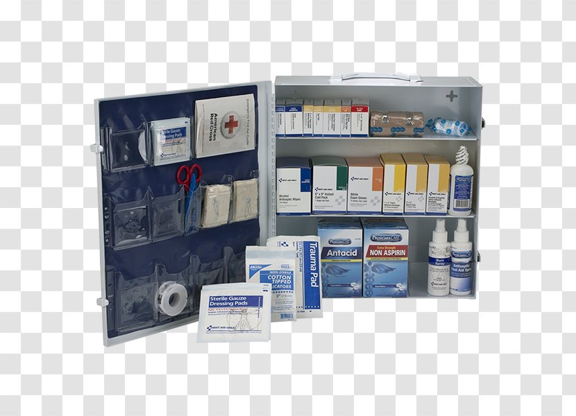 First Aid Supplies Kits Only Occupational Safety And Health Administration Survival Kit - Emergency - Store Shelf Transparent PNG
