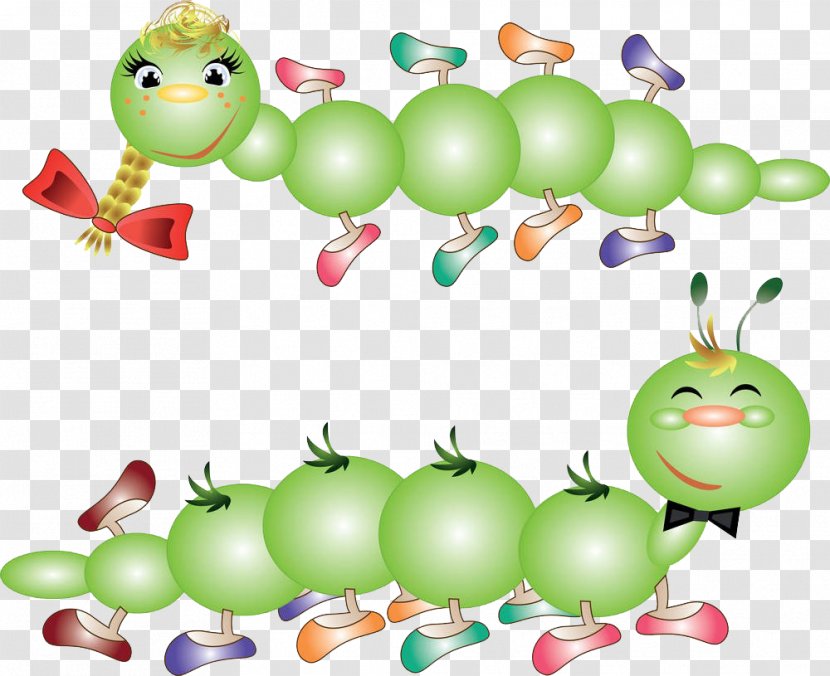 Drawing Illustration - Food - Multi-foot Caterpillar Transparent PNG