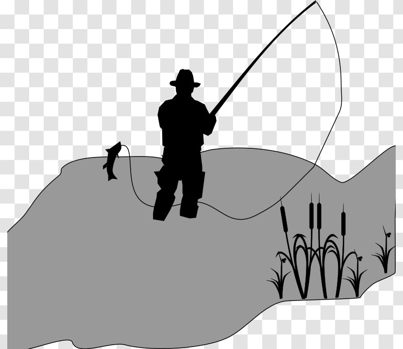 Fishing Fisherman Clip Art - Cartoon Transparent PNG