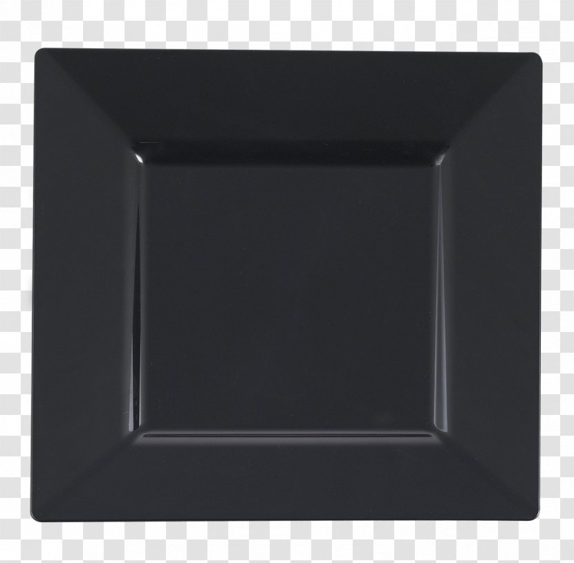 Square Rectangle Plastic - Black M - Tableware Transparent PNG