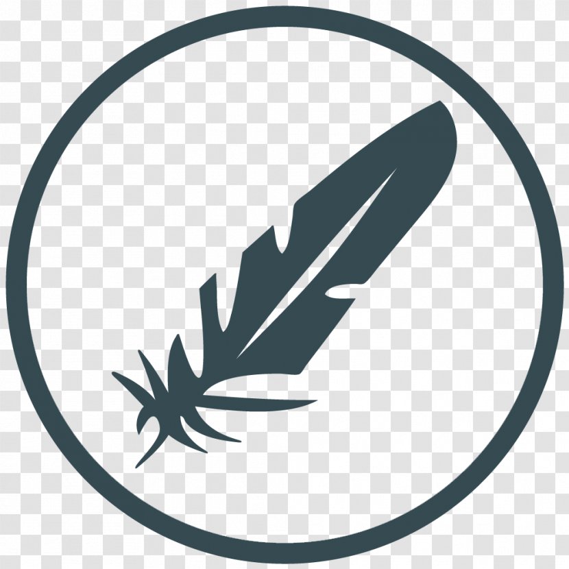 Feathercoin Cryptocurrency Litecoin Bitcoin Dogecoin - Black And White - Gray Transparent PNG