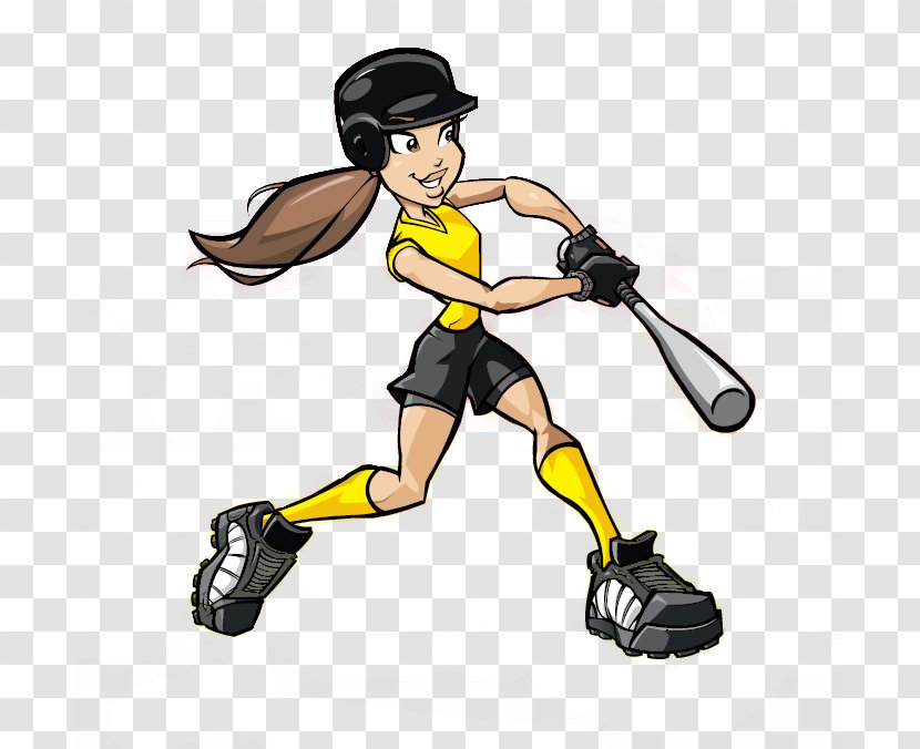 Fastpitch Softball Cartoon Baseball Clip Art - Batting Helmet Transparent PNG