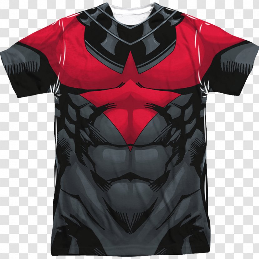 T-shirt Batman Nightwing Red Hood Costume - Aquaman Transparent PNG