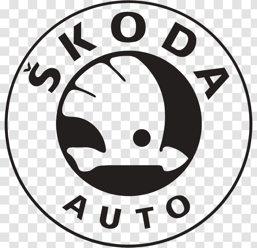Škoda Auto Fabia Car Octavia - Line Art - Skoda Transparent PNG
