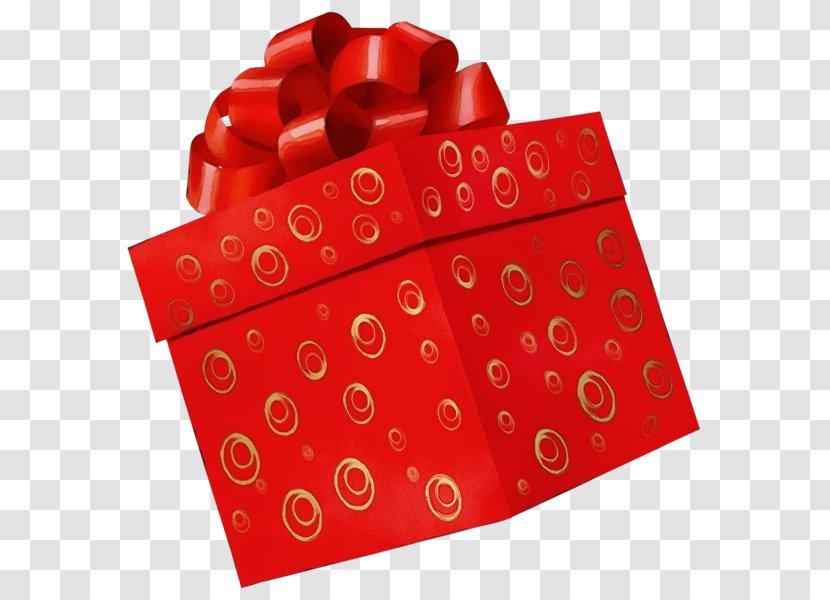 New Years Eve Background - Red - Present Gift Wrapping Transparent PNG