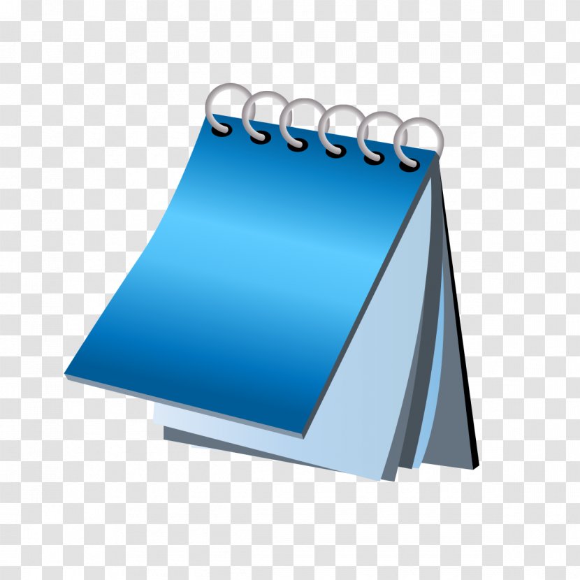 Blue Calendar Computer File - Color - Pattern Book Transparent PNG