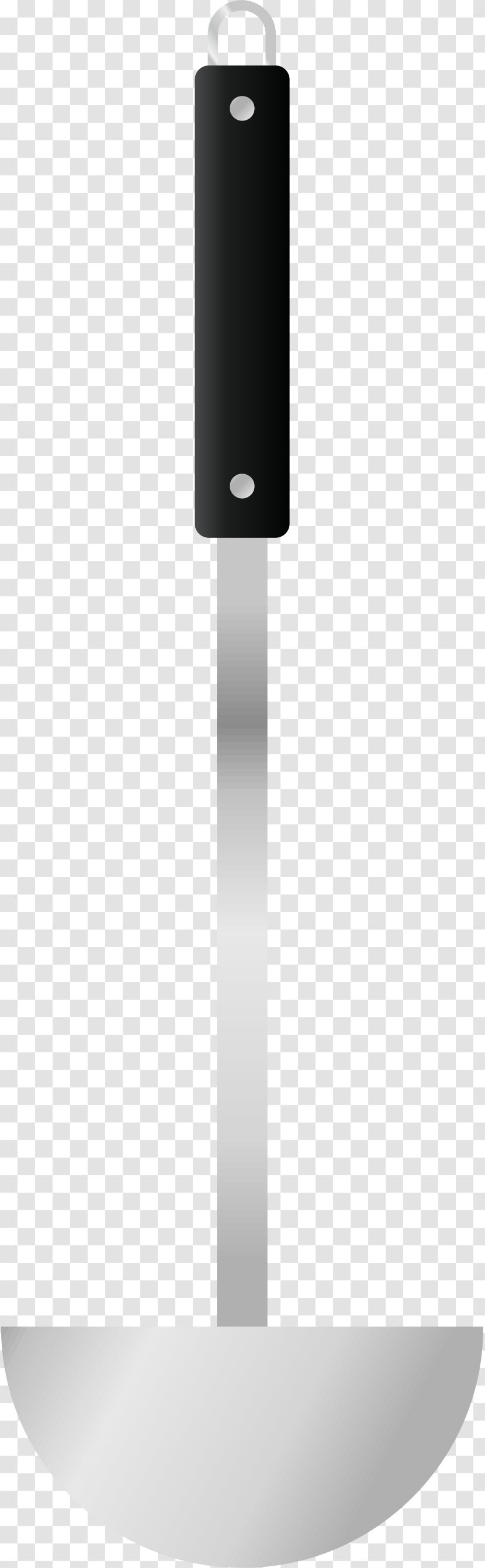 White Black Pattern - Spoon Transparent PNG