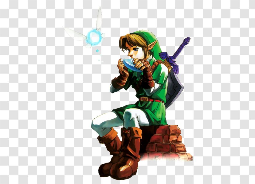 The Legend Of Zelda: Ocarina Time Breath Wild Link Video Game Drinking - Silhouette - Zelda Transparent PNG