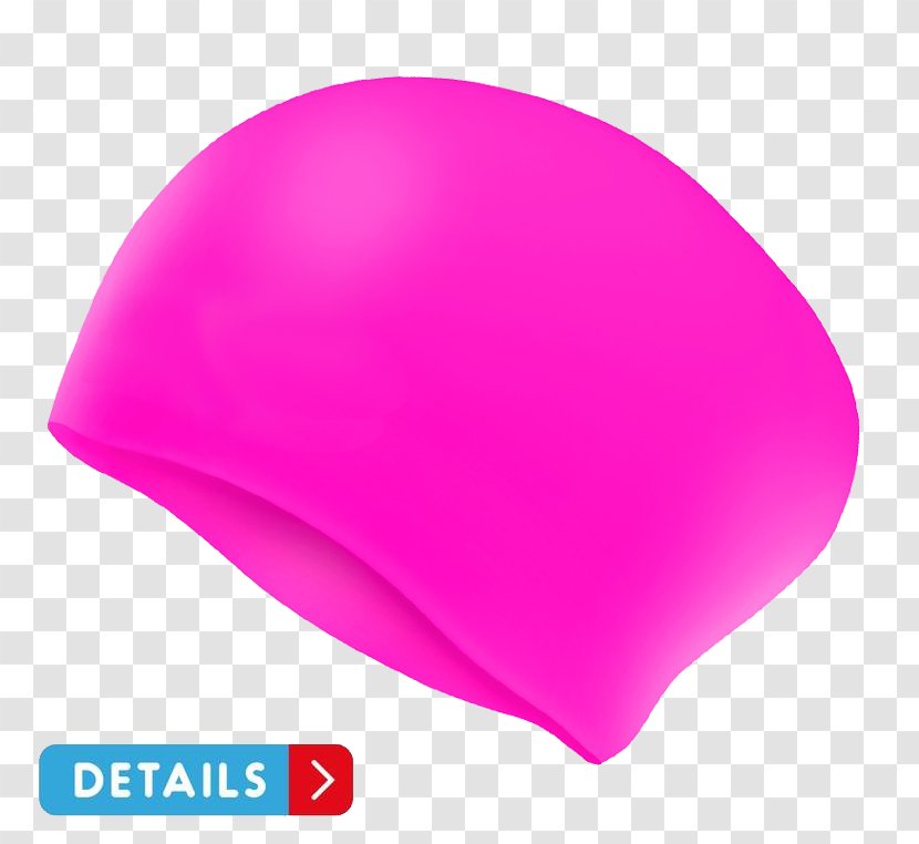 Swim Caps Headgear Swimming Flip-flops - Pink - Cap Transparent PNG