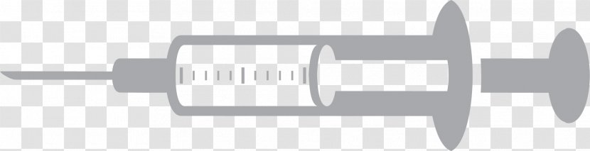Grey Syringe - Hardware Accessory - Simplified Transparent PNG