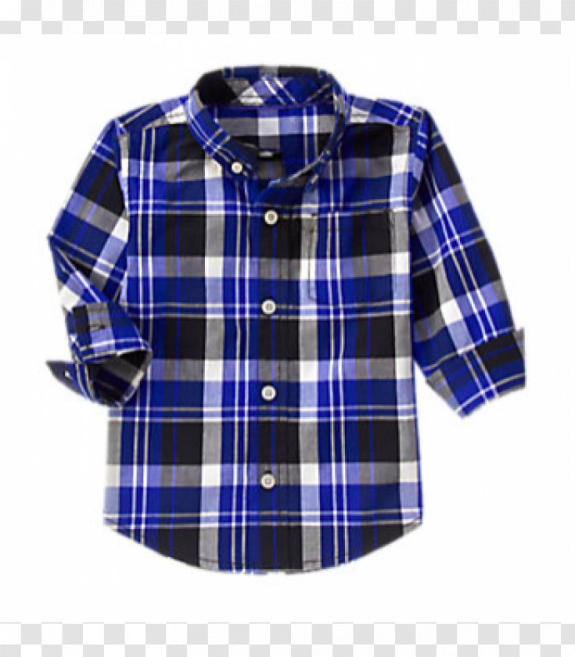 Blouse Tartan Sleeve Shirt Button Transparent PNG