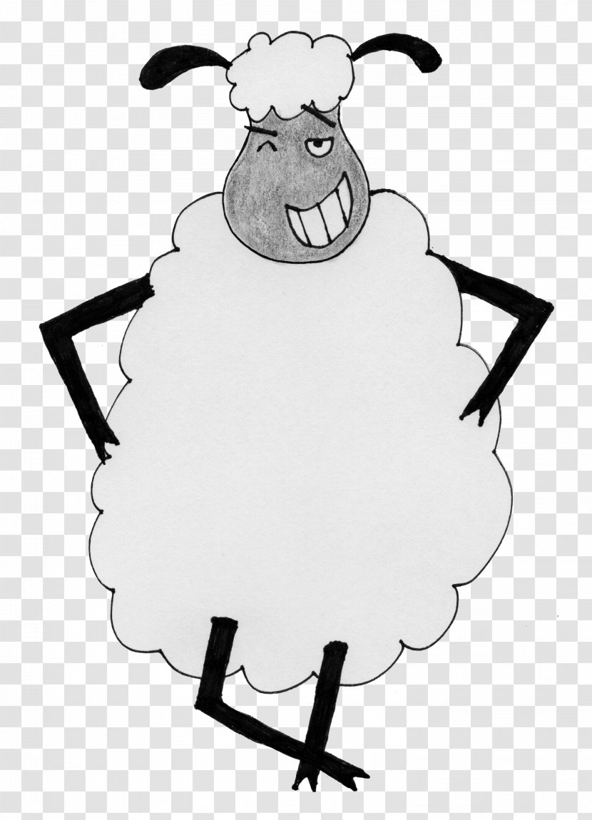 Bad Sheep Clip Art Goat Image - Line - Little Bo Peep Transparent PNG