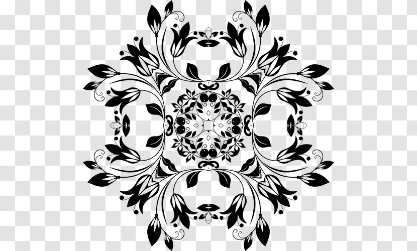 Black And White Drawing Azulejo Mandala Art - Geometry - Design Transparent PNG