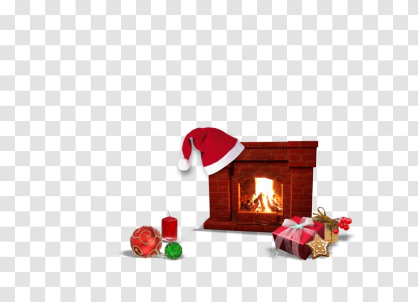 Image Christmas Day Fireplace Santa Claus - Fire Transparent PNG