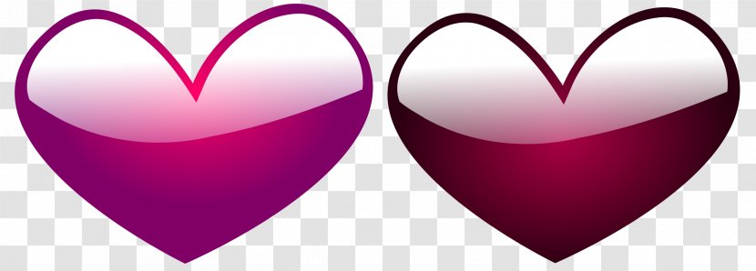Heart Clip Art - Flower - Burgundy Transparent PNG