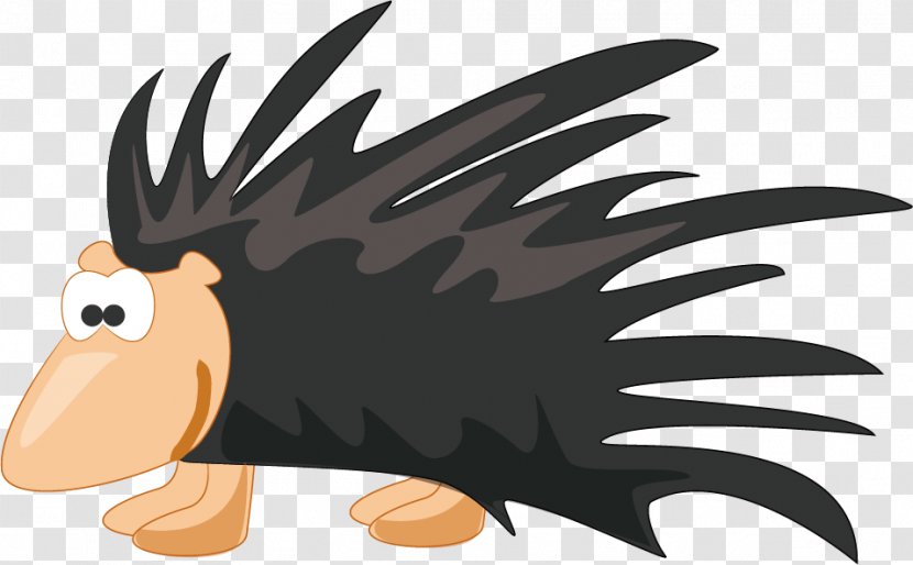 Hedgehog Cartoon - Wing Transparent PNG