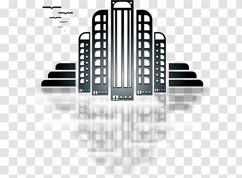 Empire State Building Art Deco Clip - Cartoon Transparent PNG
