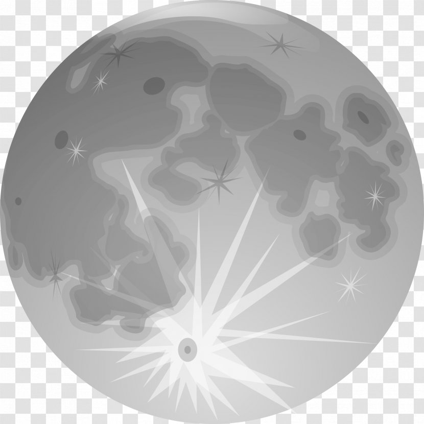 Full Moon Clip Art - Orbit Of The Transparent PNG