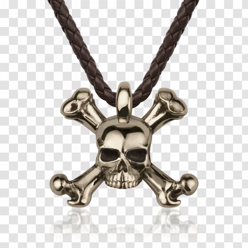 Locket Necklace Charms & Pendants Jewellery Chain - Skull And Crossbones Transparent PNG