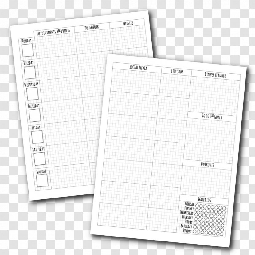 Planning Goal Need - Bullet Journal Transparent PNG