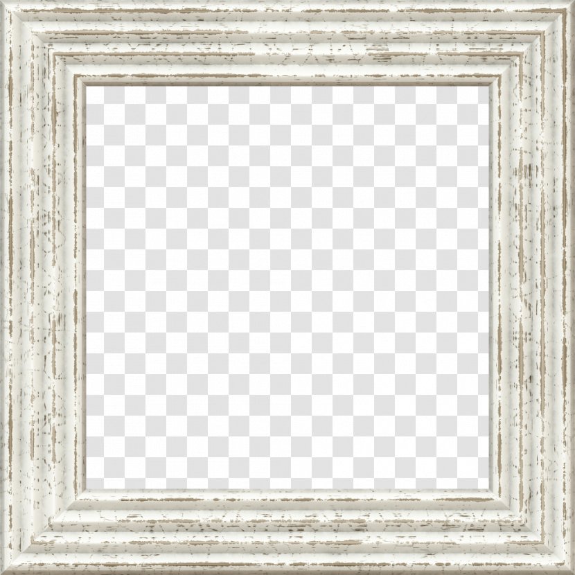 Picture Frame Texture Mapping - Silver Transparent PNG