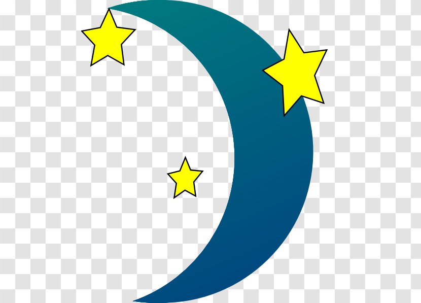 Night Free Content Moon Clip Art - Area - Teal Star Cliparts Transparent PNG