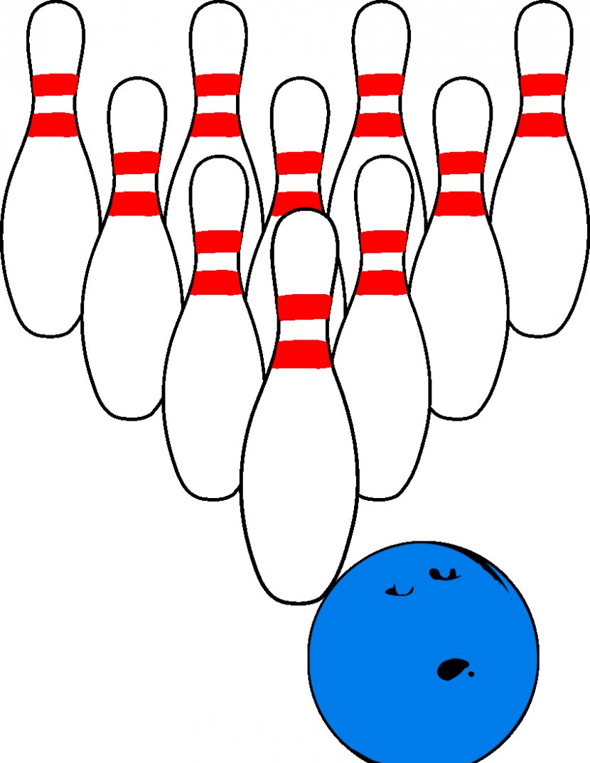Bowling Pin Balls Clip Art - Alley - Sports Transparent PNG