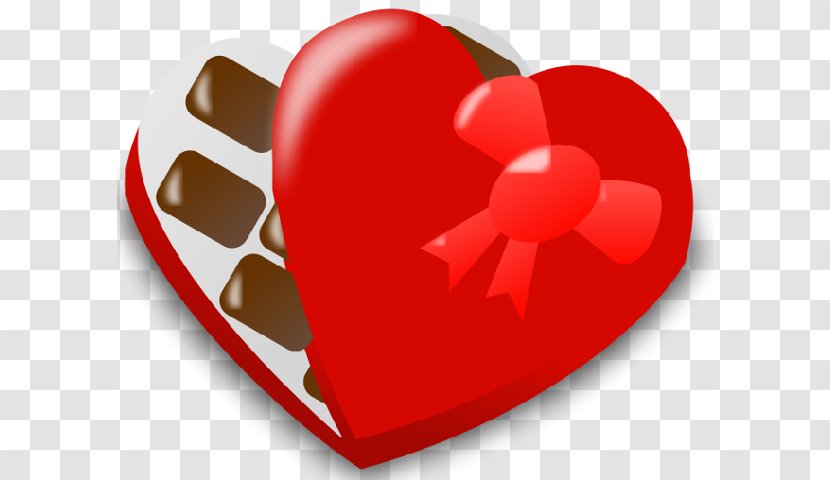 Valentine's Day Chocolate Heart Love Clip Art - Silhouette Transparent PNG