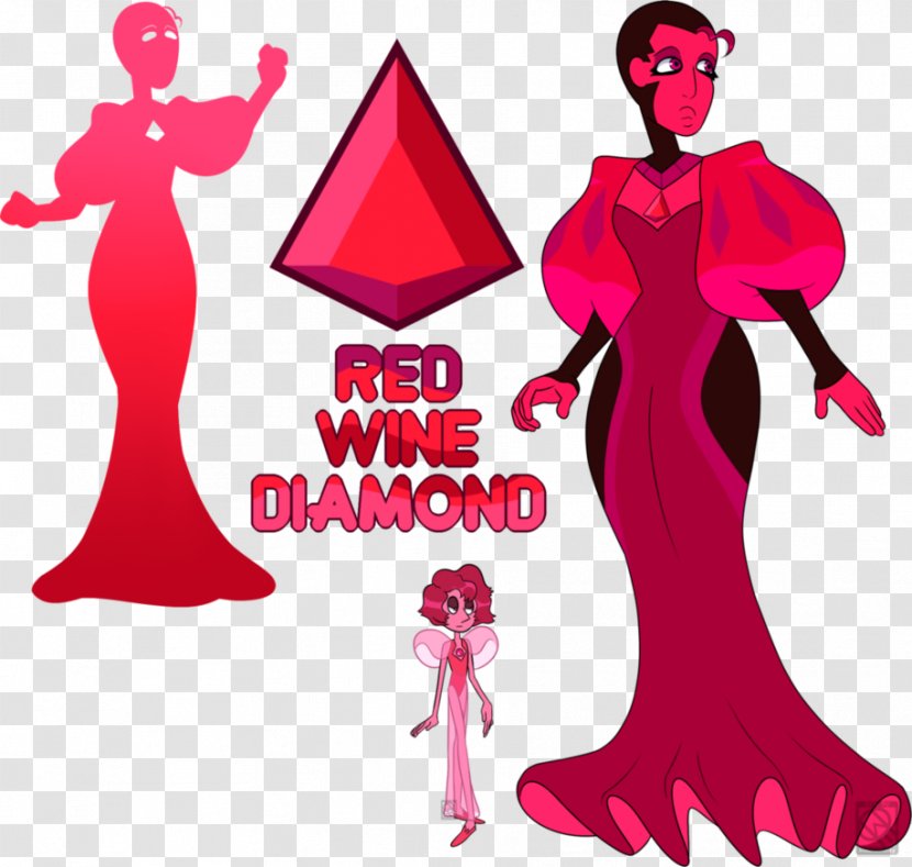 Pink Diamond Gemstone Red Wine Adoption Transparent PNG