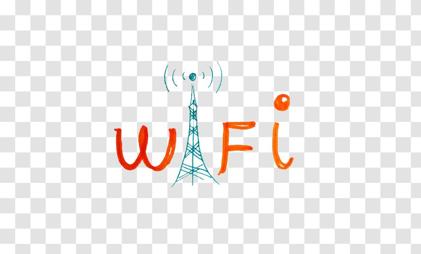 Wi-Fi Internet Wireless Network Router Hotspot - Mobile Phones - Hand-painted Art Transparent PNG