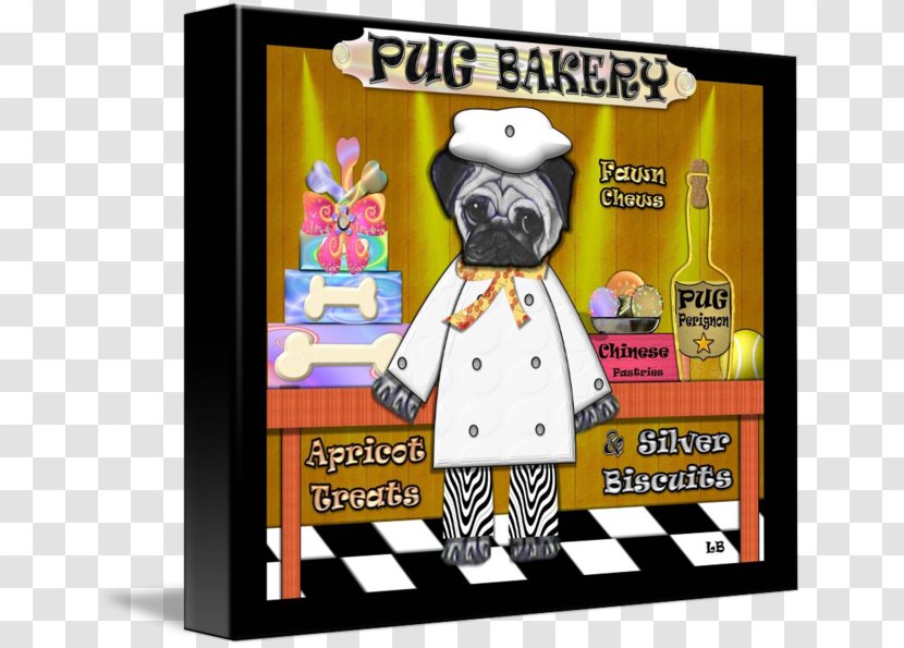 Bakery Pug Gallery Wrap Toy Canvas - Video Game Transparent PNG