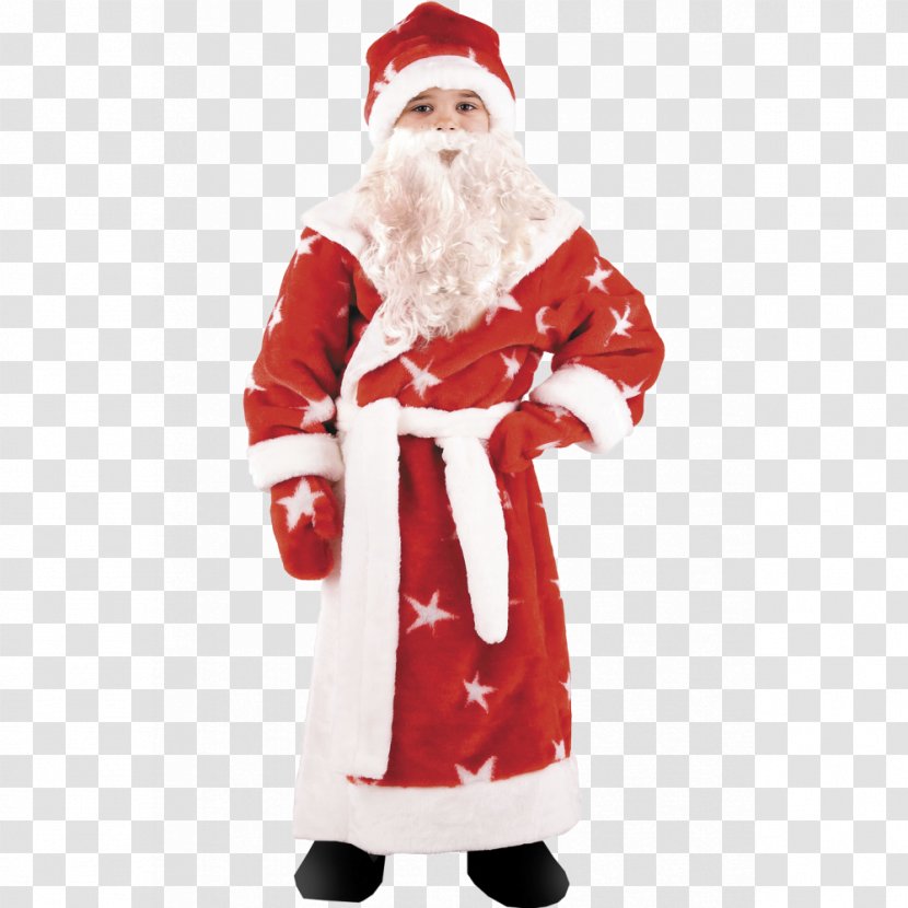 Ded Moroz Snegurochka Santa Claus Costume Grandfather - Christmas Transparent PNG