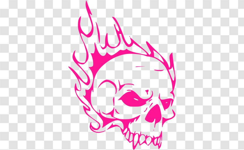 Airbrush Stencil Skull Image Drawing Transparent PNG