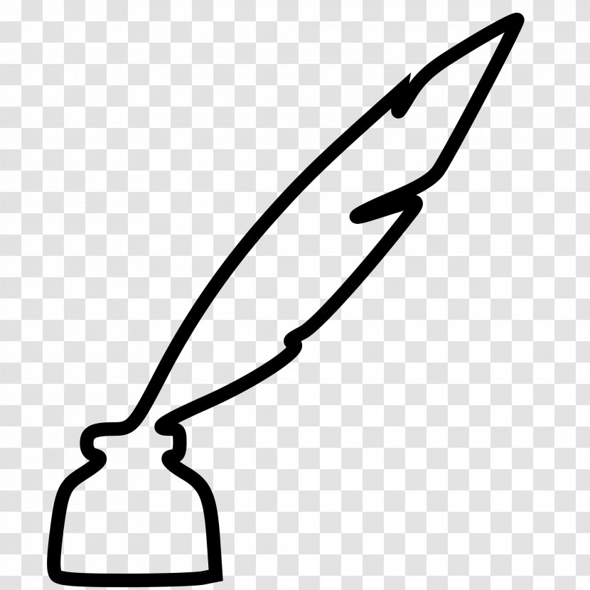 Quill Inkwell Paper Pen Transparent PNG