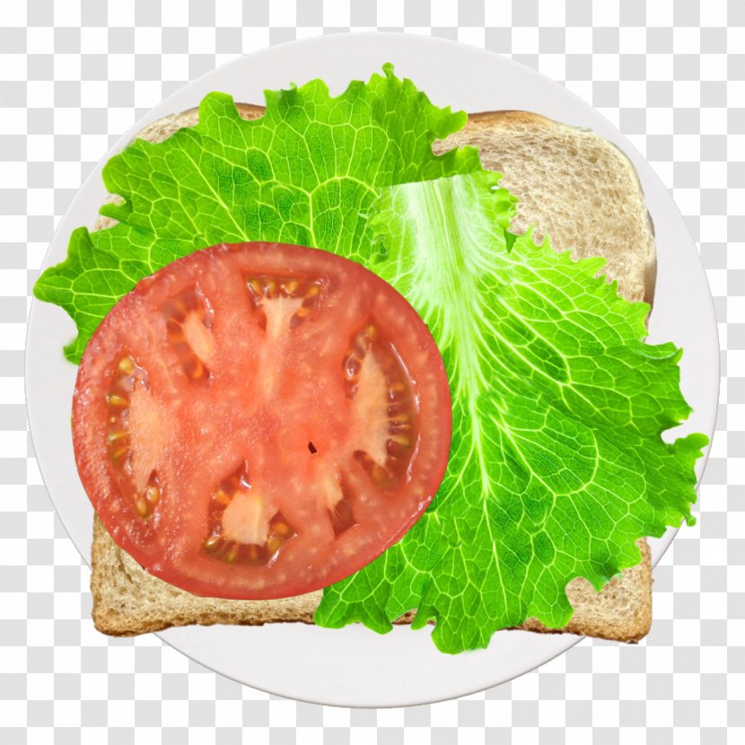 Lettuce Diet Food Recipe Garnish - Vegetable - Tomato Transparent PNG