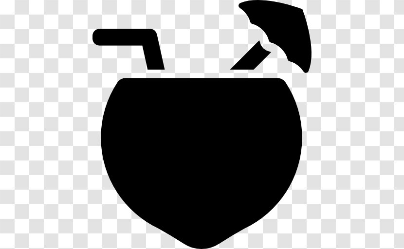 Coconut Water Clip Art - Black - Biceps Icon Transparent PNG