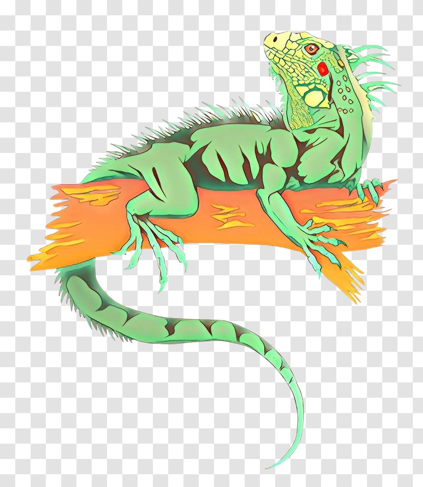 Reptile Illustration Graphics Legendary Creature Orange S.A. - Dragon Lizard Transparent PNG