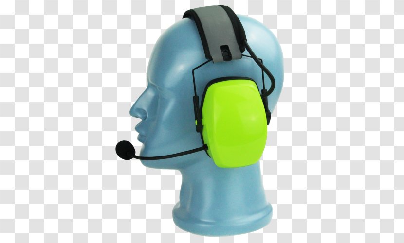 Plastic Hard Hats Headgear - Noisecanceling Microphone Transparent PNG