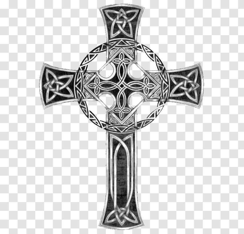 Celtic Cross Tattoo Christian Praying Hands - Artifact Transparent PNG