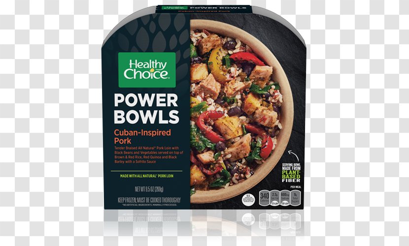 Healthy Choice Philippine Adobo Bowl Barbecue Chicken Cuban Cuisine - Frozen Food - Sausage Transparent PNG