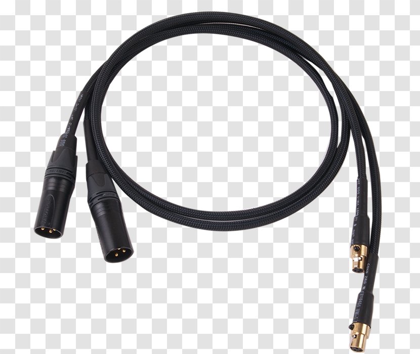 XLR Connector Electrical Cable Coaxial Lead - Bnc Transparent PNG