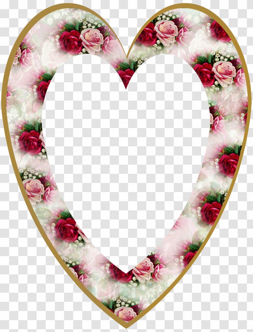 Picture Frames Valentine's Day Heart - Petal Transparent PNG