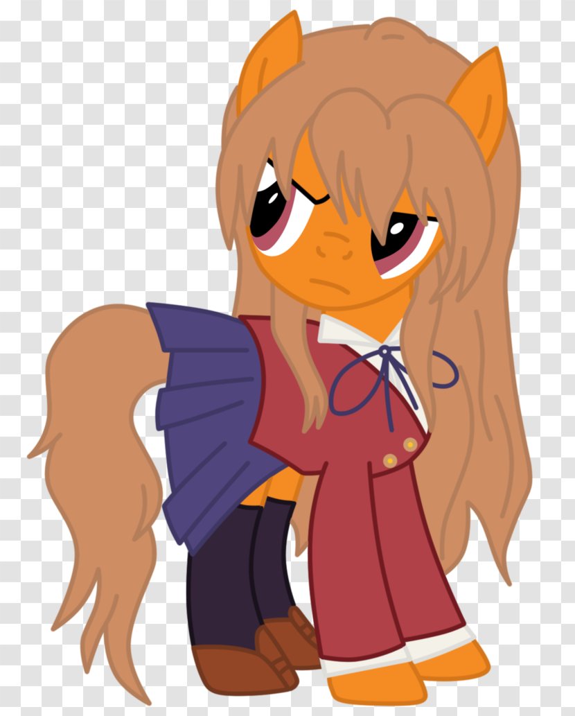 Cat Taiga Aisaka Toradora2! Pony Toradora! - Watercolor Transparent PNG