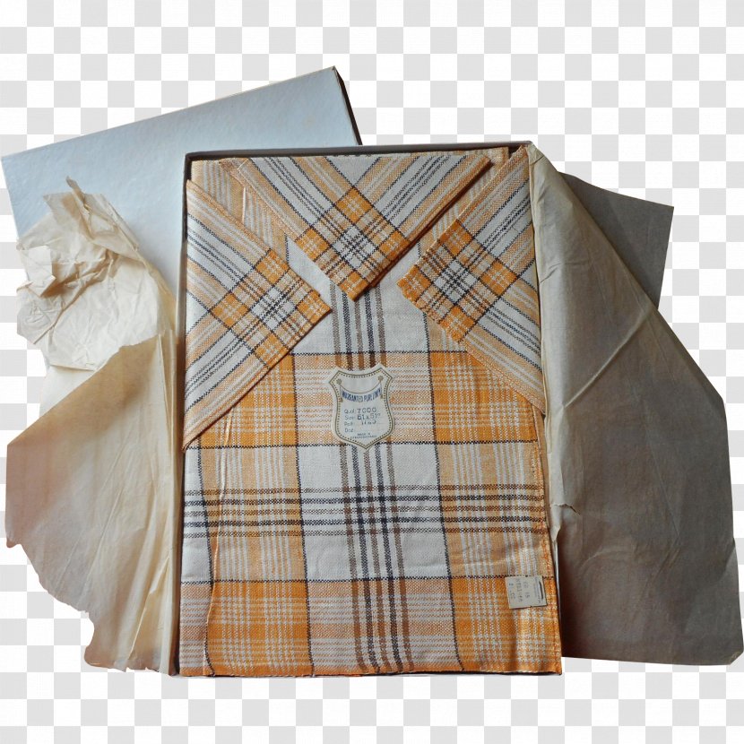 Tartan Sleeve Brown Pattern - Stole - Tablecloth Transparent PNG